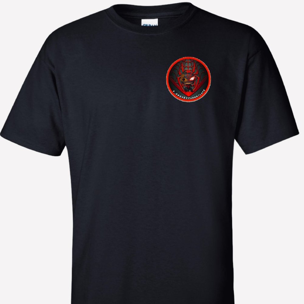 D_oneverythangilove Shirt Black Spider/Me